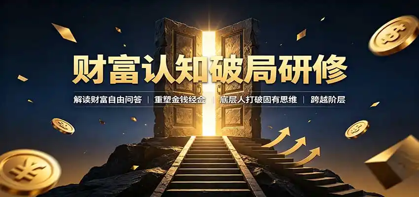 财富认知破局研修:解读”孙割”,重塑金钱观念,底层人打破固有思维跨越阶层-副业168副业网